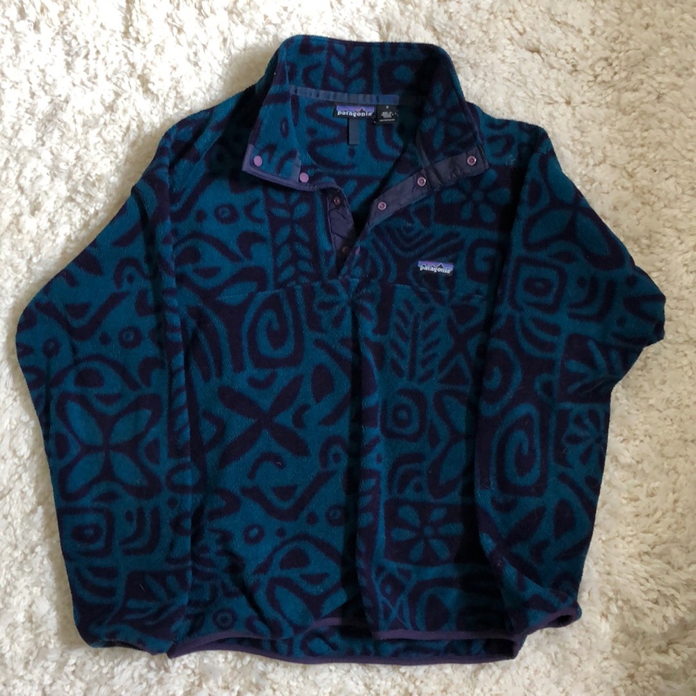 Retro Patagonia Fleece Sweatshirt (m)